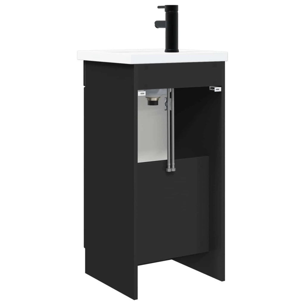 Mobile da bagno con lavabo Nero 42 x 40 x 84,5 cm 889995