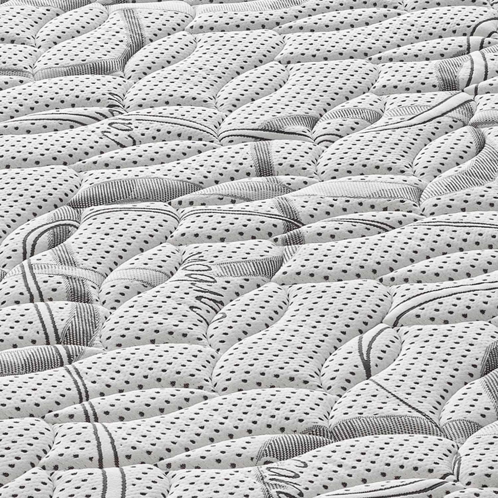 Materasso Matrimoniale 160x200 - In schiuma HR - Altezza 25 cm - Ortopedico - Rigidità H3 - Rivestimento CARBON DELUXE - Alta densità