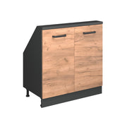 Mobile sottotetto Rion Rovere dorato/Antracite con 2 porte Vicco