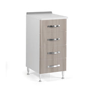 CASSETTIERA 40X50XH85CM BIANCO OLMO