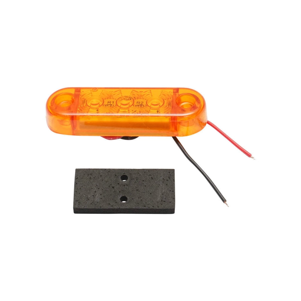 Lampada laterale LED gialla, 12V-24V, FR0171, Breckner Germany