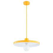 Lampada a sospensione loft Eteri giallo/bianco E27 15W Alfa