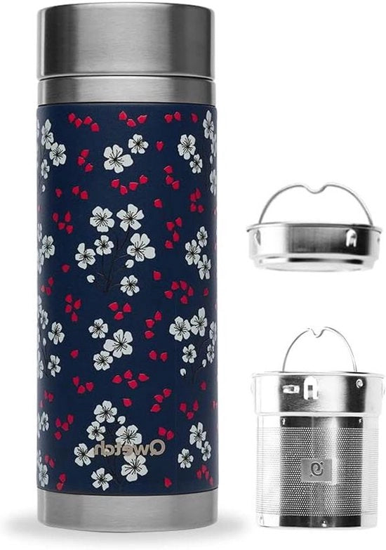 Tazza isolata - Calda e fredda - 400 ml - Blu - Acciaio inossidabile