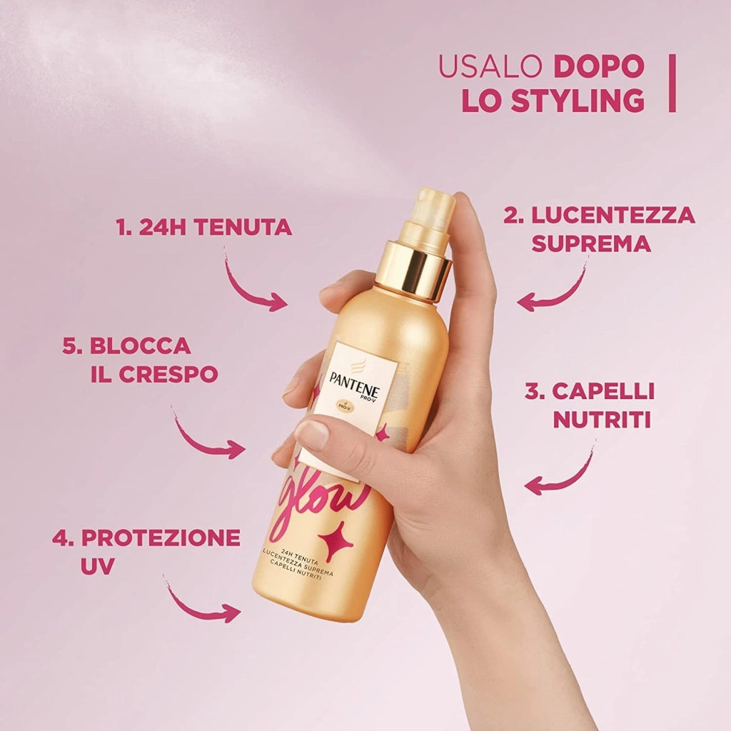 PANTENE PRO-V FOREVER GLOW OLIO STYLING PER CAPELLI 200 ML 5IN1 ANTI CRESPO