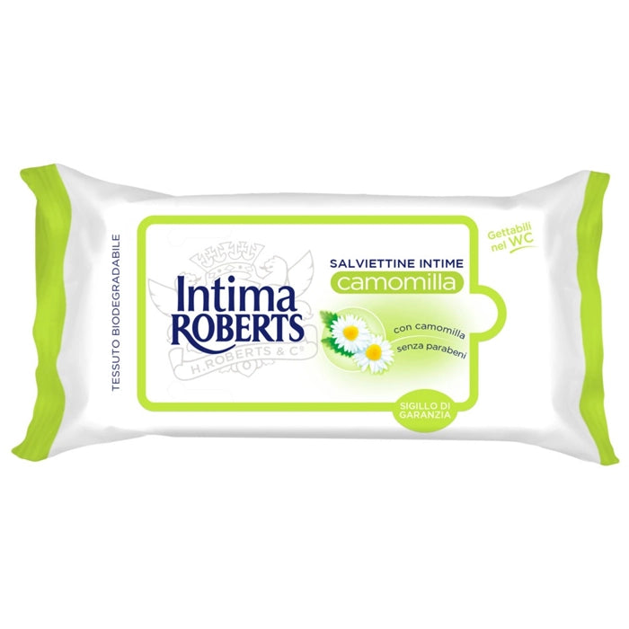 ROBERTS SALVIETTE INTIME UMIDIFICATE CAMOMILLA 12PZ