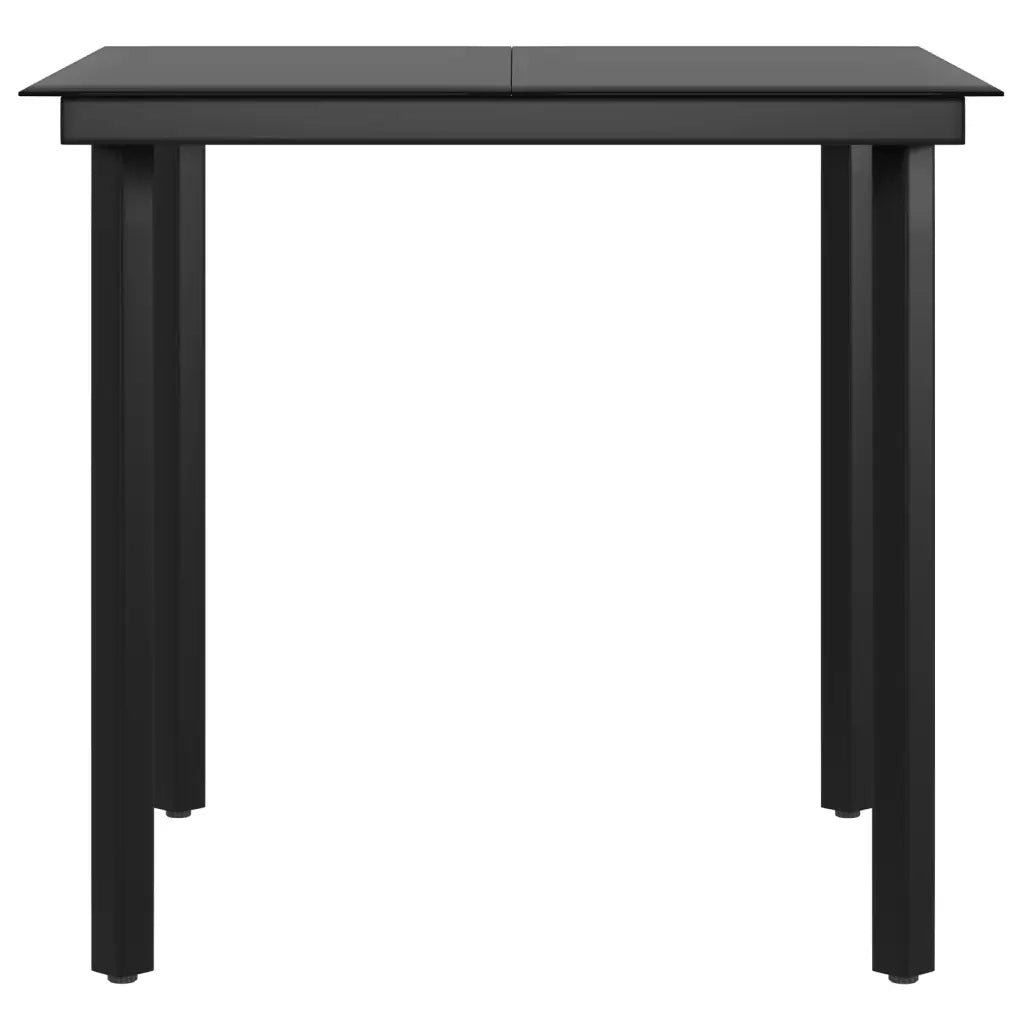 Set da Pranzo da Giardino 3 pz | Set Salotto da Giardino con Cuscini Beige e Nero