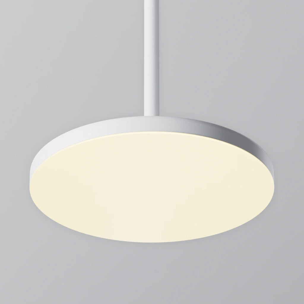 Maytoni Sospensione moderna Plato 1 luce LED integrato bianco alluminio