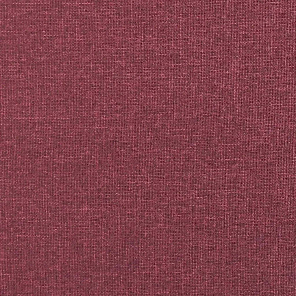 Set di Divani 3 pz con Cuscini Rosso Vino in Tessuto 3201816