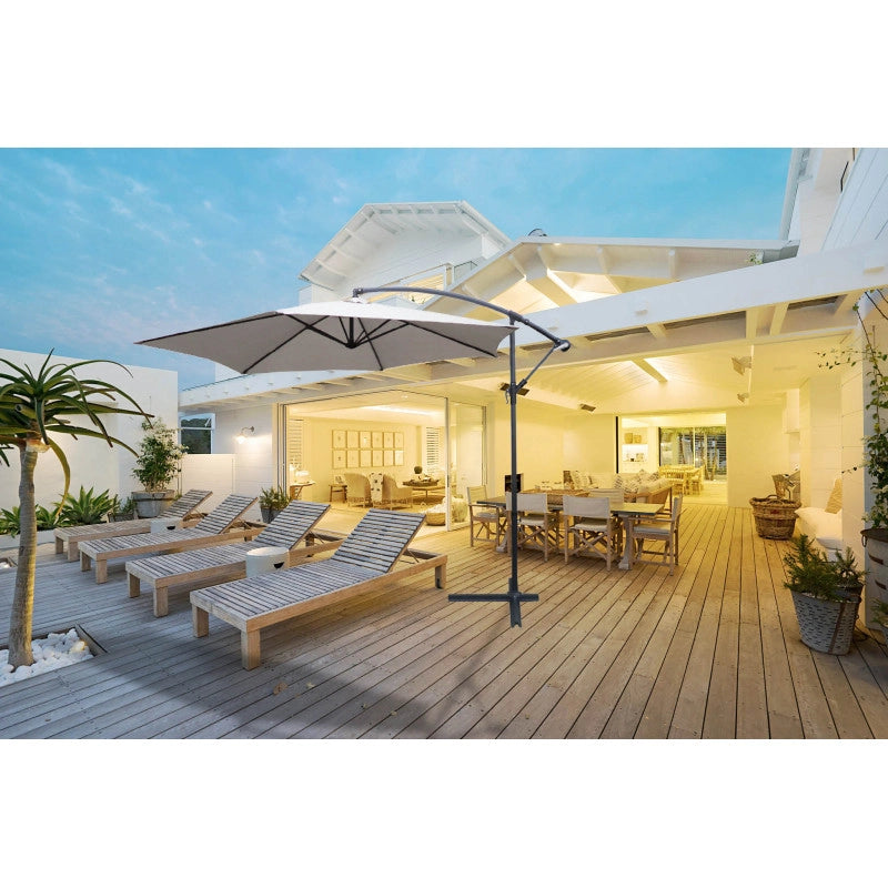 Ombrellone BEAUSOLEILÂ® COLLIOURE Grigio