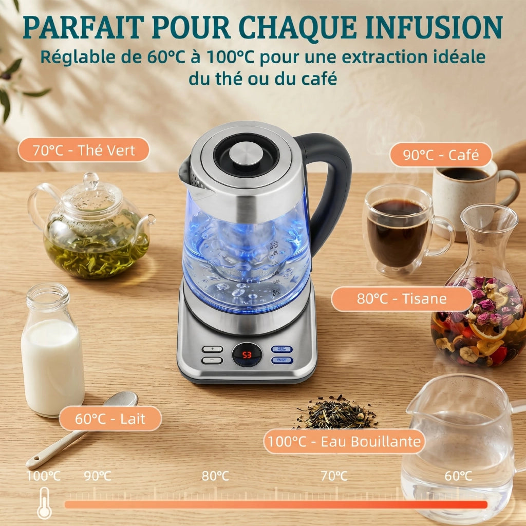 Bollitore Elettrico ¨C zephmum ¨C 1.7L 2200W con infusore