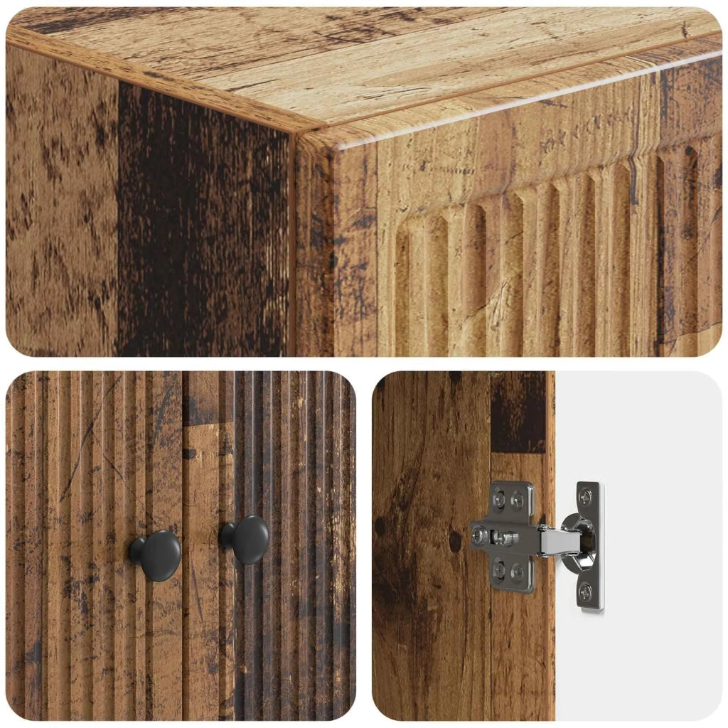 Set di armadi 2 pcs Legno antico 66 x 34,5 x 90 cm 3416365