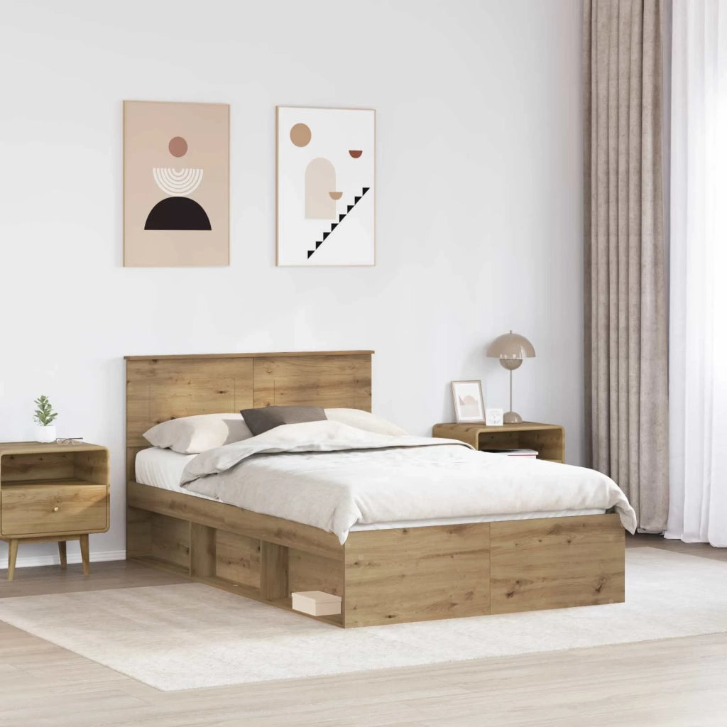 Struttura del letto Rovere Artigianale 120 x 200 cm 3407912