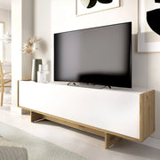 Ardmore, Mobile Porta tv 3 Ripiani, 30x150x50h cm Bianco
