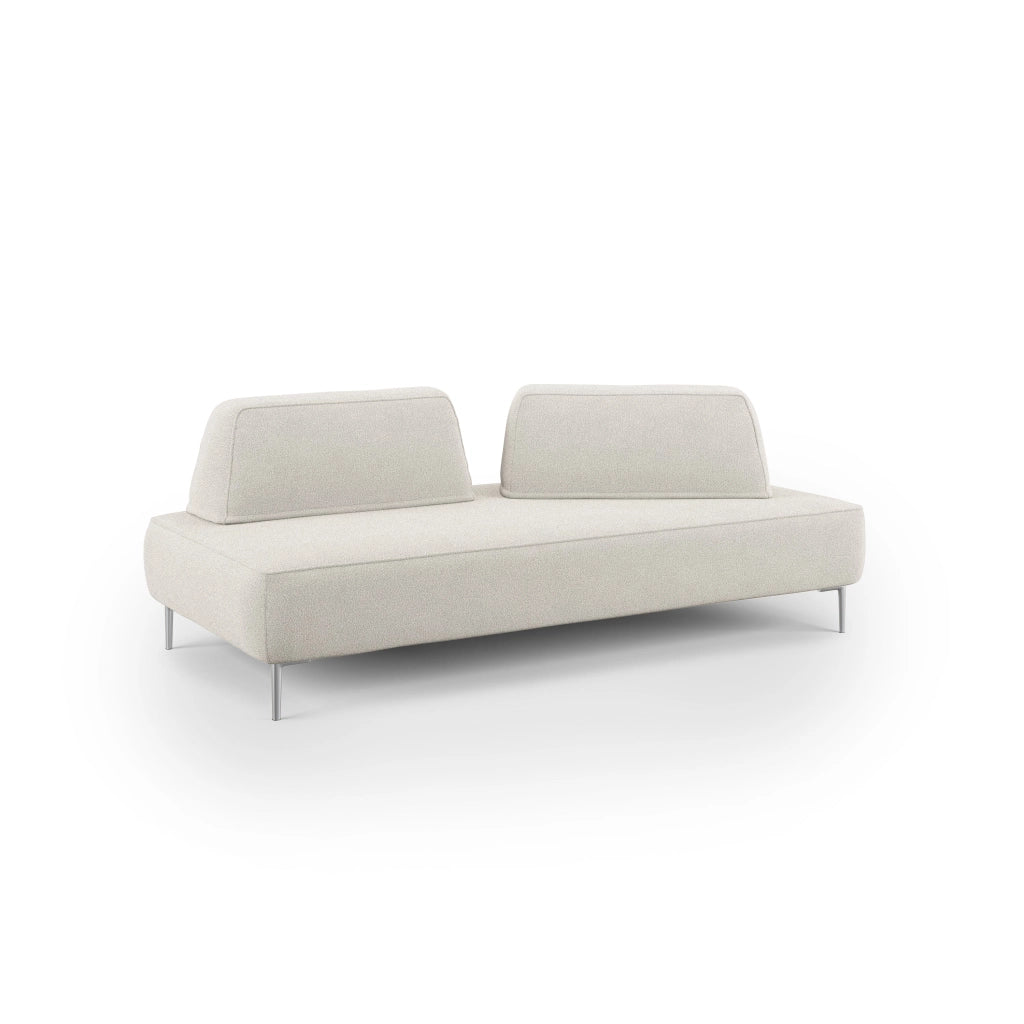 Newton Divano modulare con schienali movibili T07 212 cm bianco