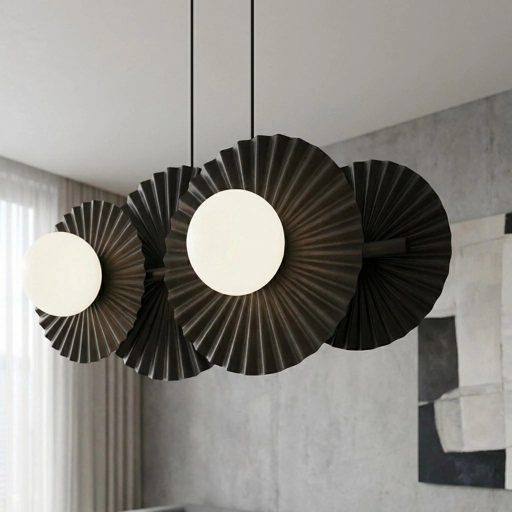 Lampada a sospensione UMBRA nera 4xG9 Emibig