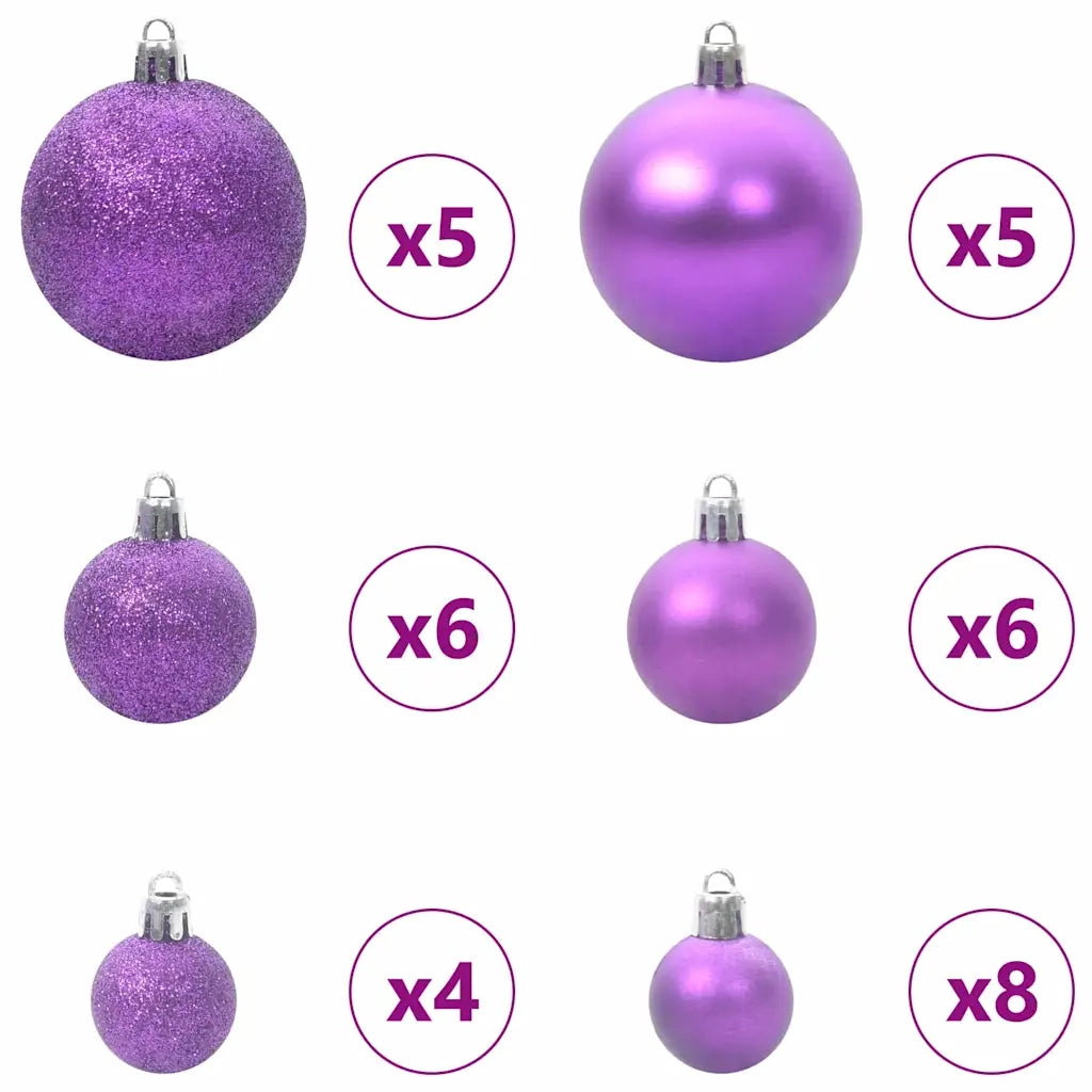 Albero di Natale Artificiale-Albero Natalizio con 150 LED Verde 150 cm 637370