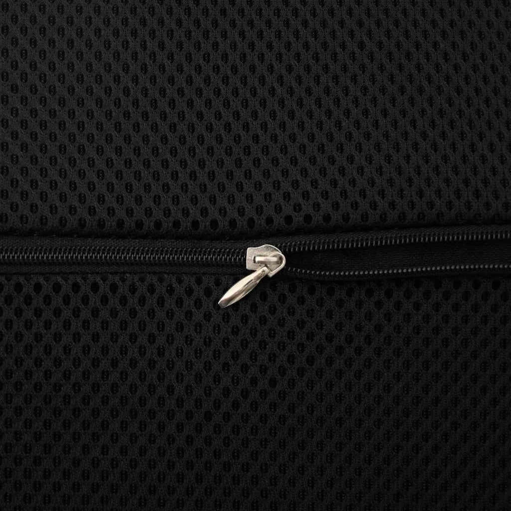 Cuscino lombare Nero Schiuma Memory 35,5 x 30 x 12 cm 42012707