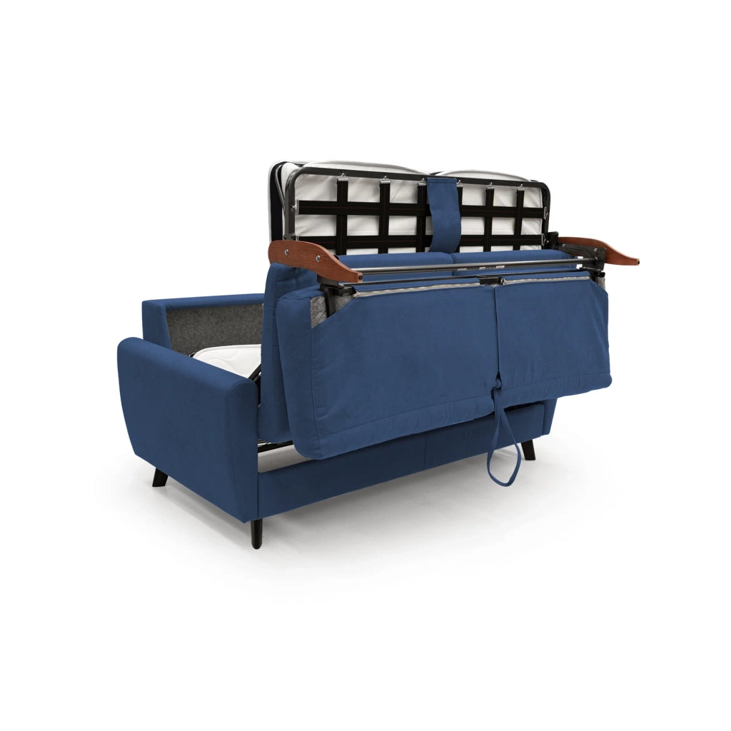 Callisto Divano letto matrimoniale 208 cm blu