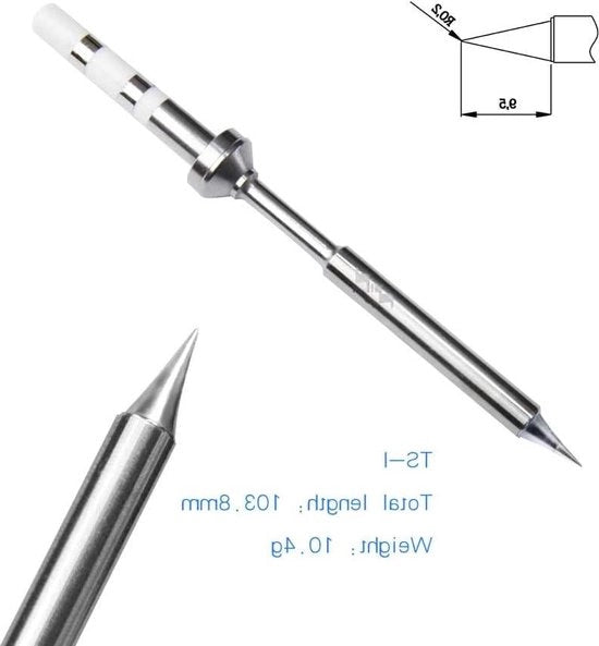 Kit di sostituzione per apparecchio di saldatura TS101 portatile - Apparecchio di saldatura kit di sostituzione TS-I, 65 W.