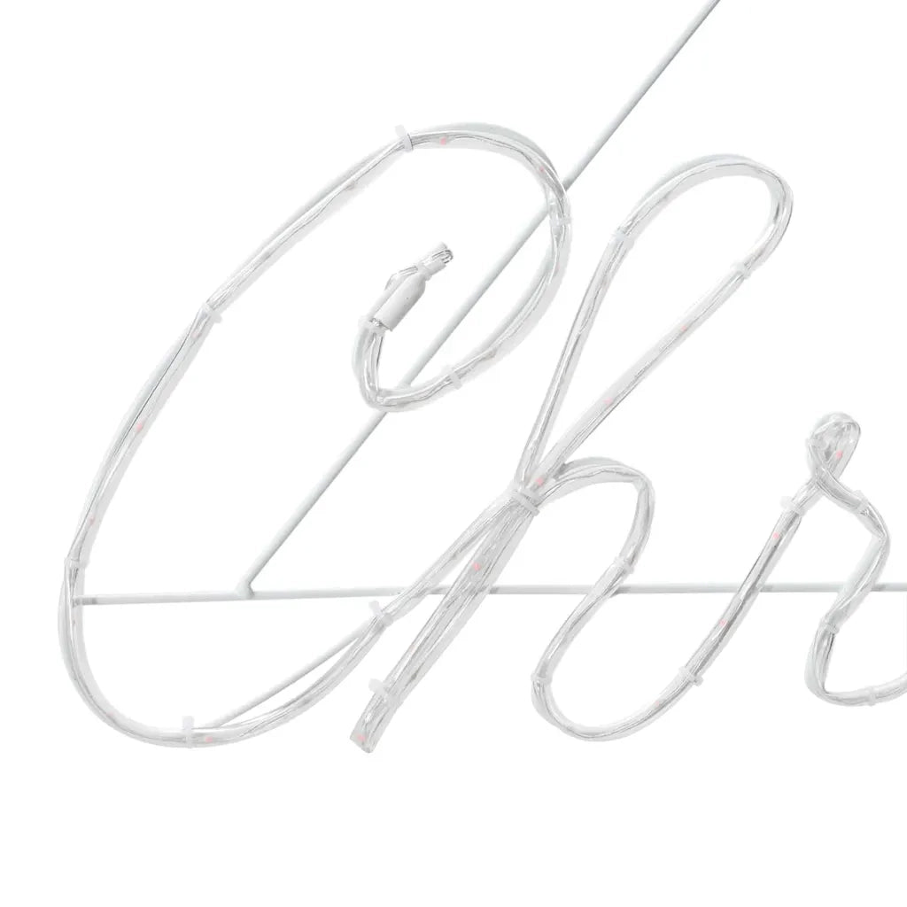 Insegna di Natale con 216 LED Rosso 99 x 55 x 13 cm Ferro CFW9751629