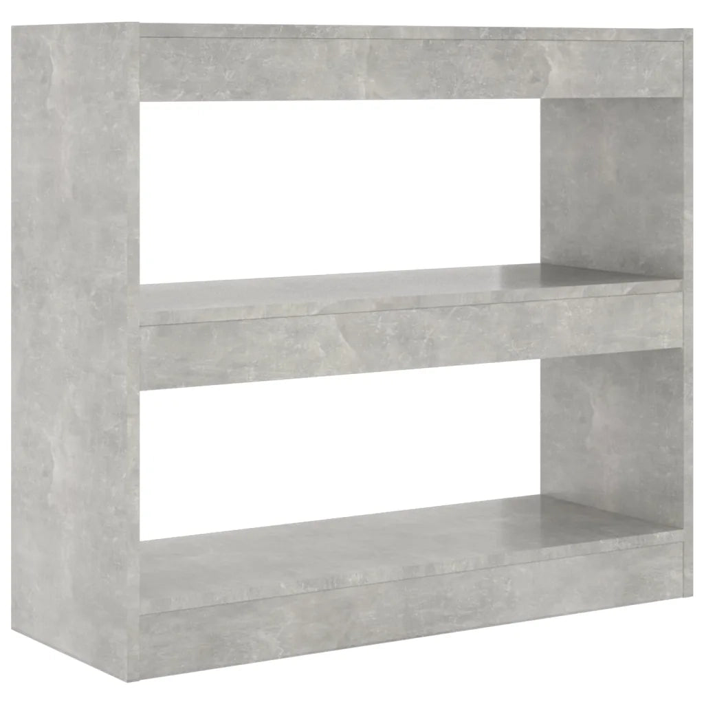 Libreria/Divisorio Grigio Cemento 80x30x72 cm 811695