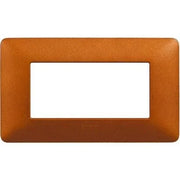 Placca Bticino Matix 4 moduli rosso terra AM4804TRT
