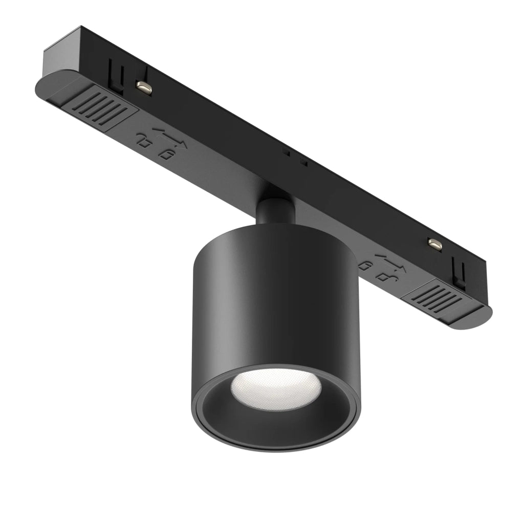 Maytoni Lampada da binario moderna Exility Alfa S 1 luce LED integrato nero alluminio