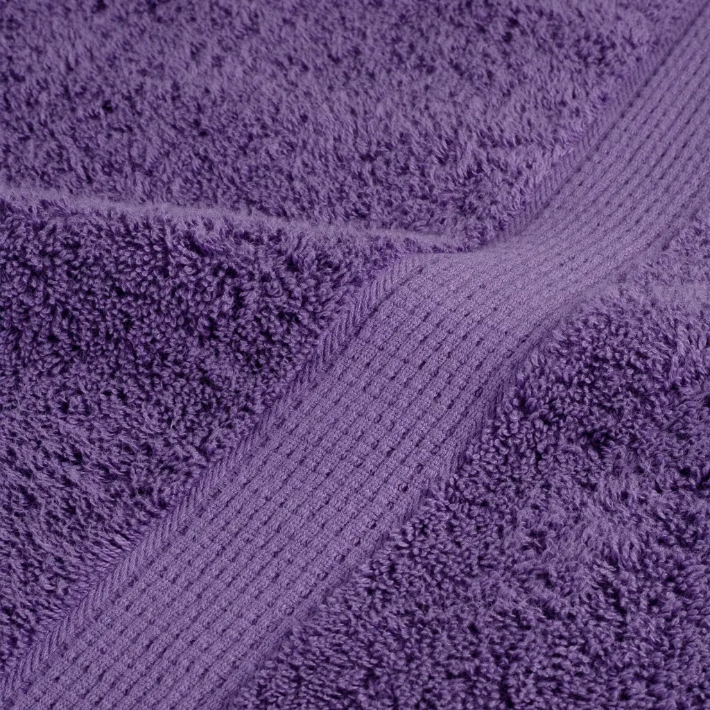 Asciugamani Premium SOLUND 10 pz | Teli per bagno Viola 50x100 cm 600 g/m2