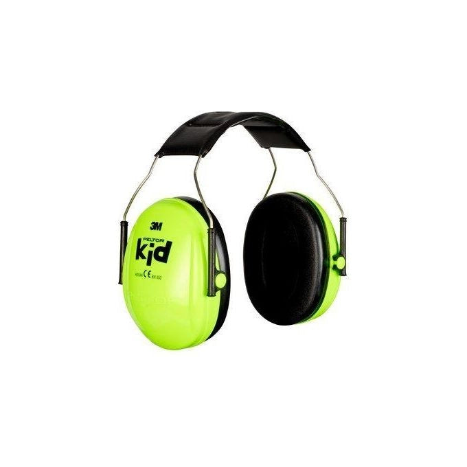 3M H510AKGC1 Peltor Kid Paraorecchie Protezione Uditiva Bambini Attenuazione 27 dB colore Verde