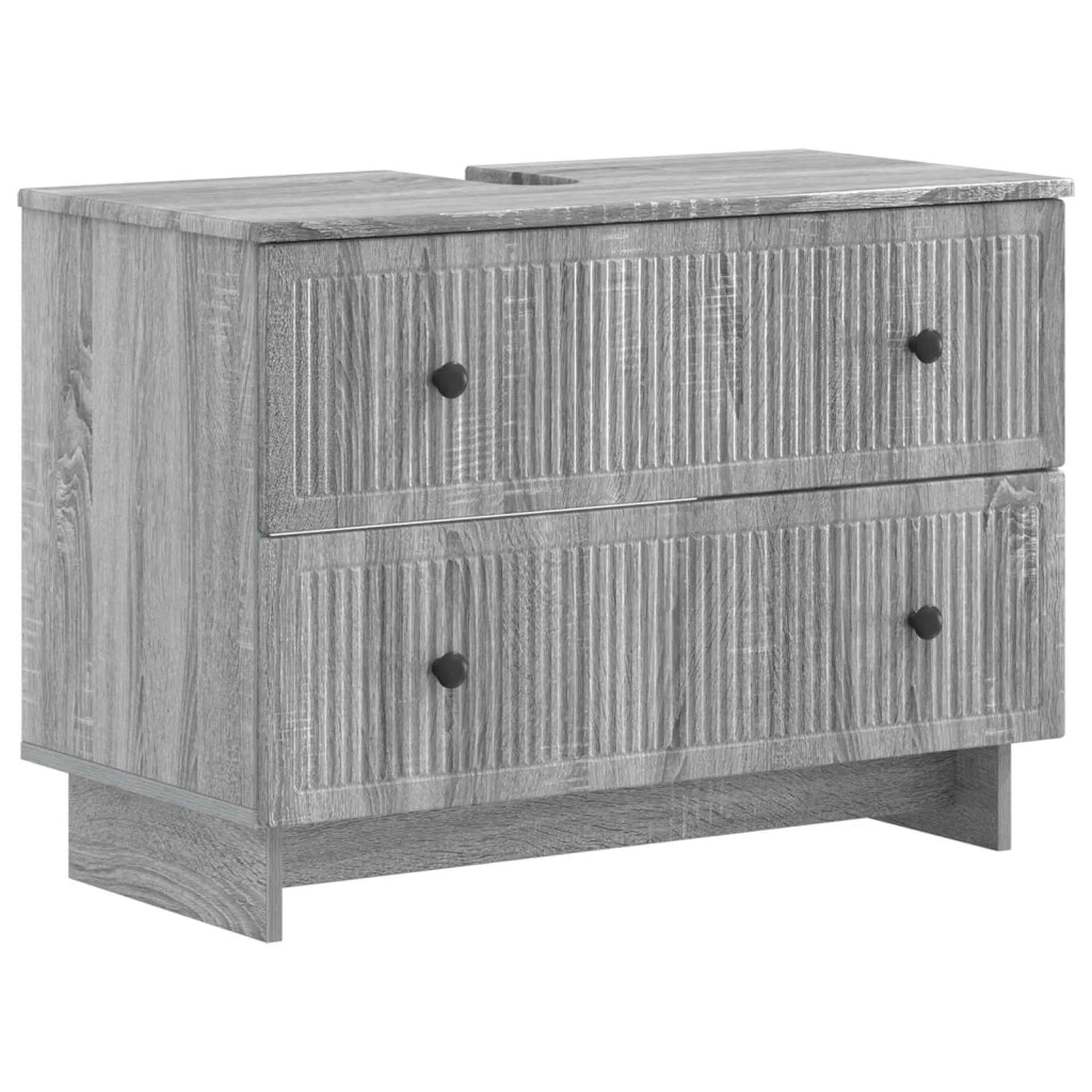 Set di armadietti da bagno in 3 pezzi EDE Sonoma grigio 3417744