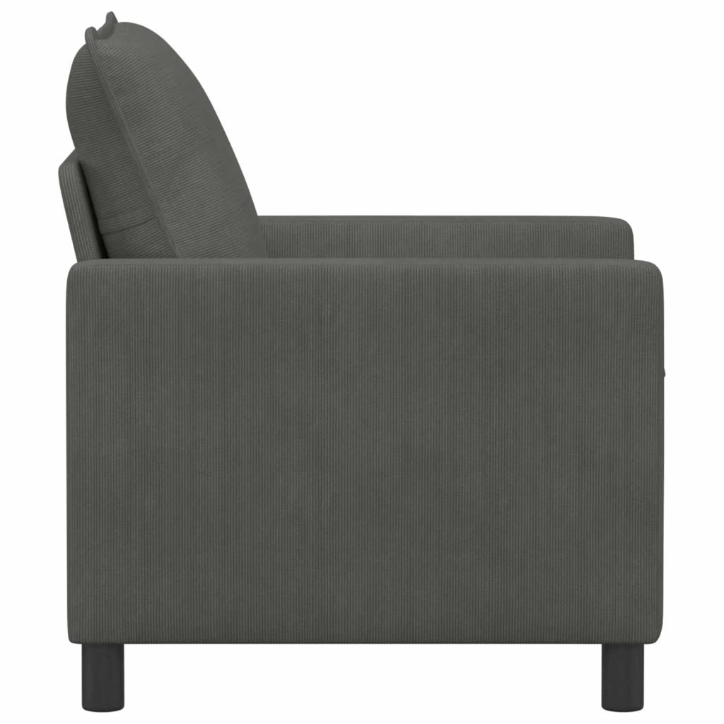 Divano Grigio Scuro 76 x 81 x 87,5 cm Tessuto 42028772