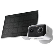 TP-Link Tapo TC80, telecamera di sicurezza con pannello solare, 2 MP, Full HD 1080p, Wi-Fi, IP65, uso esterno, batteria integrata