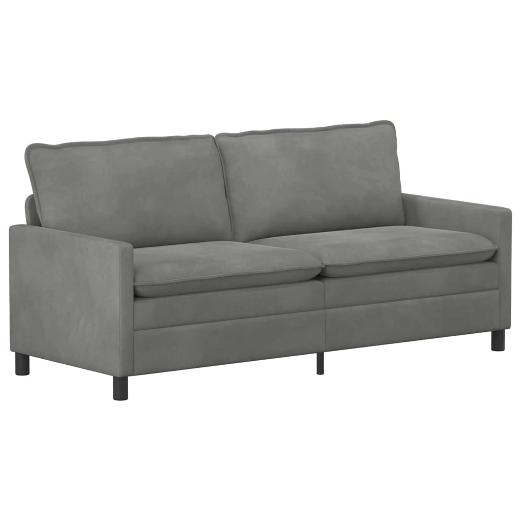 Set di divani 2 pcs Grigio Scuro Velluto 3417110