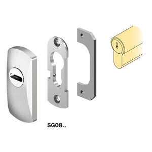 PROTECTOR PROTEZIONE CILINDRI SG 08 C/BAS ALL SILV- 1,0 pz