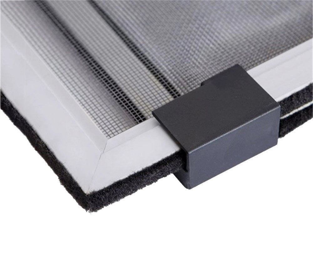 Zanzariera 100x70 cm estensibile fino a 193 cm con scopetta
