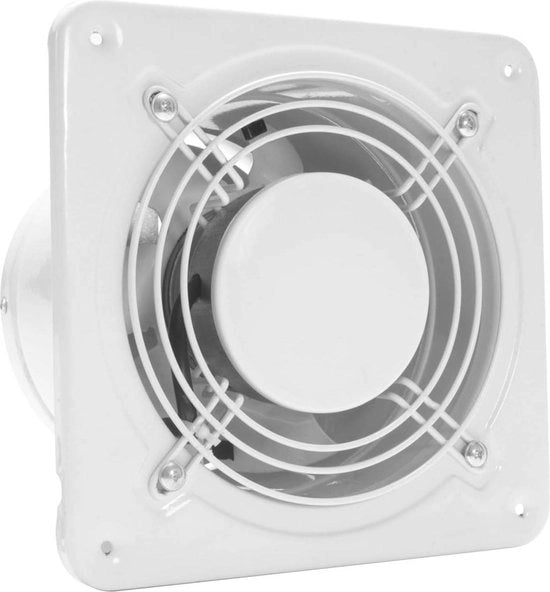 Ventilatore per bagno diametro 150 mm per ventilazione a parete - silenzioso e efficiente da utilizzare in bagno, soffitta e garage