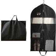 Zak per abbigliamento corto 110 cm - Zaino per viaggi con disegno resistente ai parassiti - Nero - Zaini per abbigliamento con chiusura a righello - Ideale per la conservazione