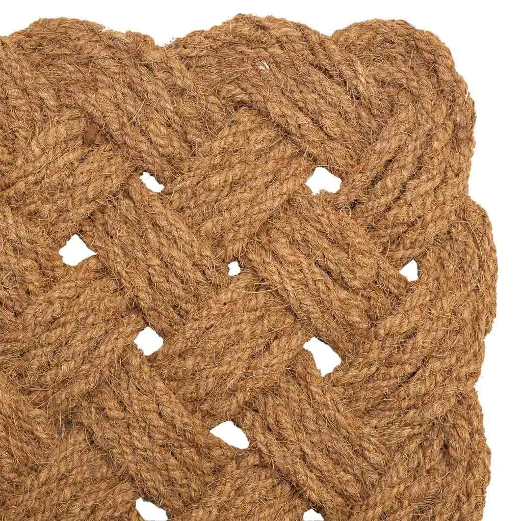 Zerbino corda di cocco marrone 90x55x3