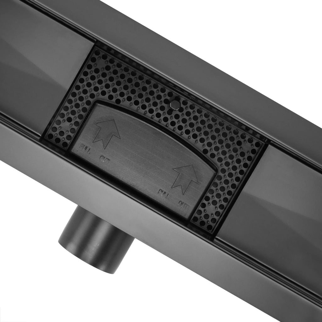 Canalina Di Scarico Neox Black Matt 50