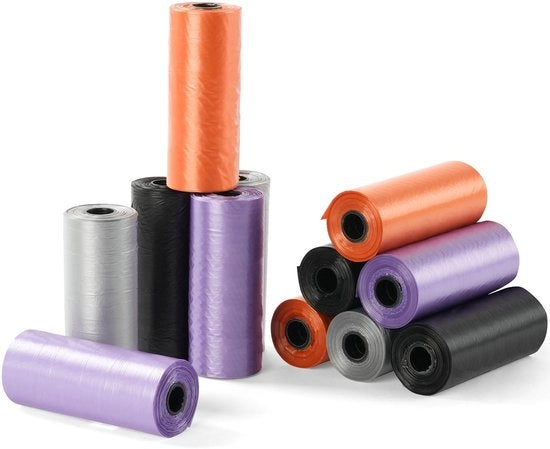 Sacchetto per rifiuti 12 rotoli - Mini cestino per rifiuti - Resistente alle abrasioni - Ecocompatibile - Per la raccolta dei rifiuti - Adatto per l'auto - Sacchetto per rifiuti per auto