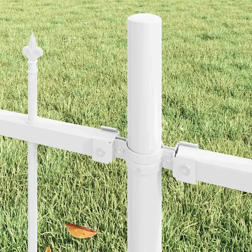 Recinzione per Giardino Woerden 2 pcs Bianco 3360136