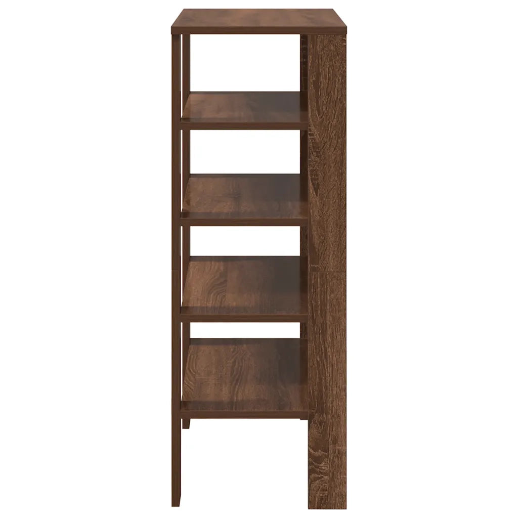 Scarpiera Rovere Marrone 61x32x87,5 cm in Truciolato 859857