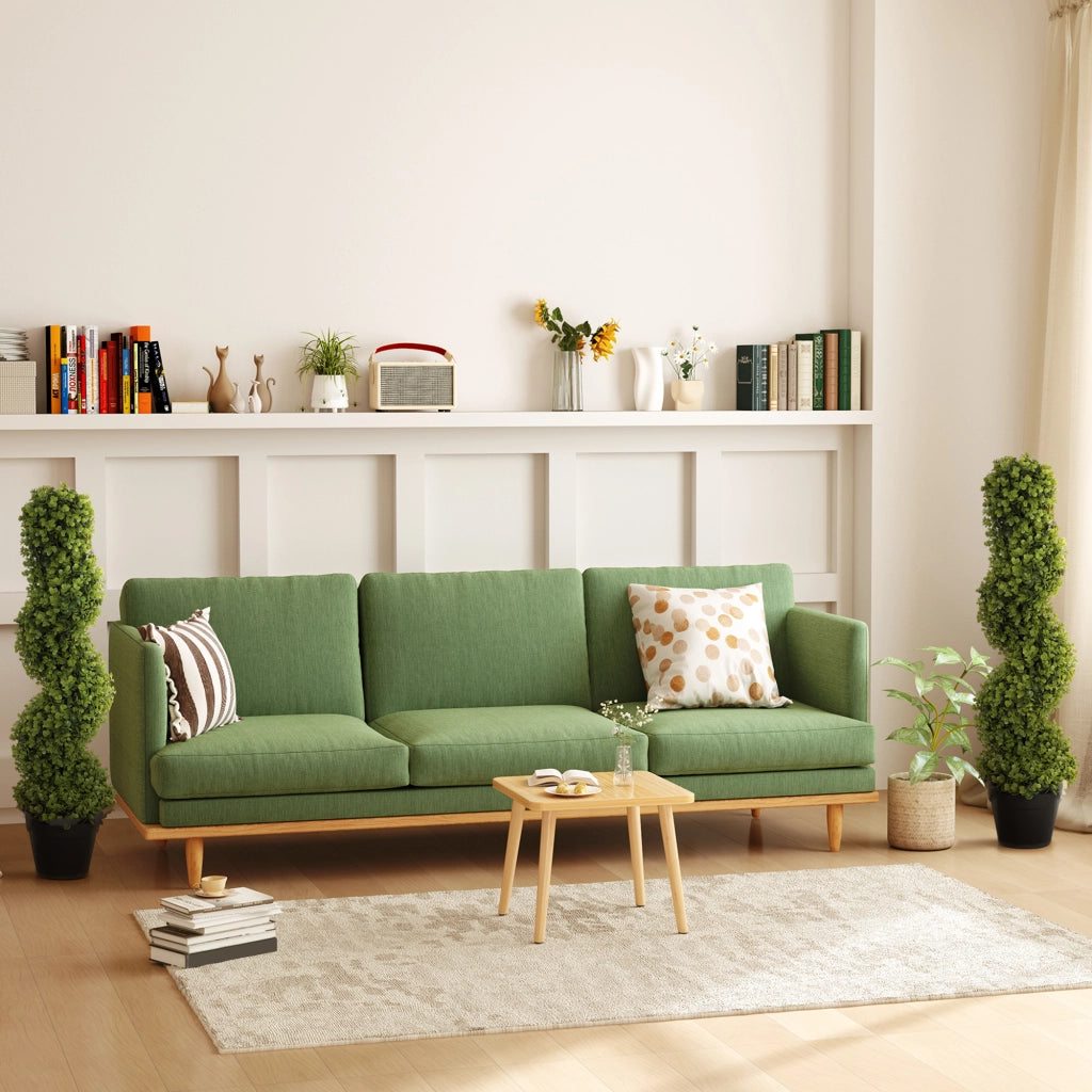 Set 2 Pezzi Piante Artificiali Decorazione Interno Esterno ¨C Minimal ¨C Verde 90 cm