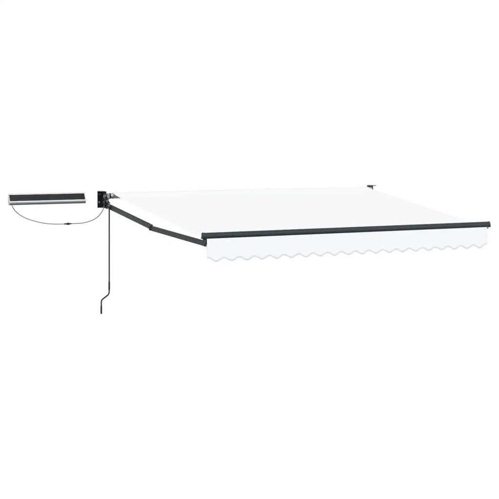 Tettuccio Elettrico Retrattile Bianco e Antracite 3 x 2,5 m 3420115