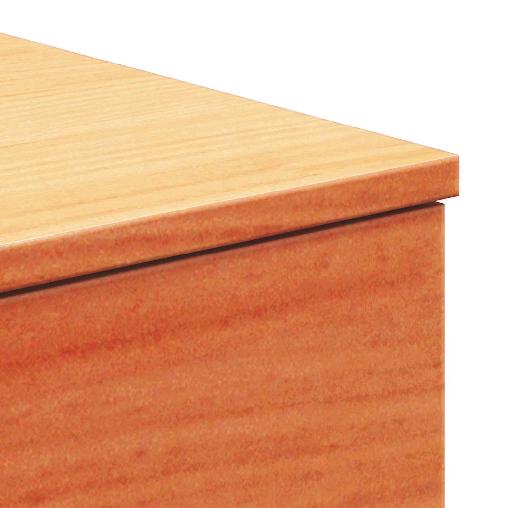 Comodino con cassetto 2 pcs Marrone cerato 37 x 35 x 18,5 cm 873486
