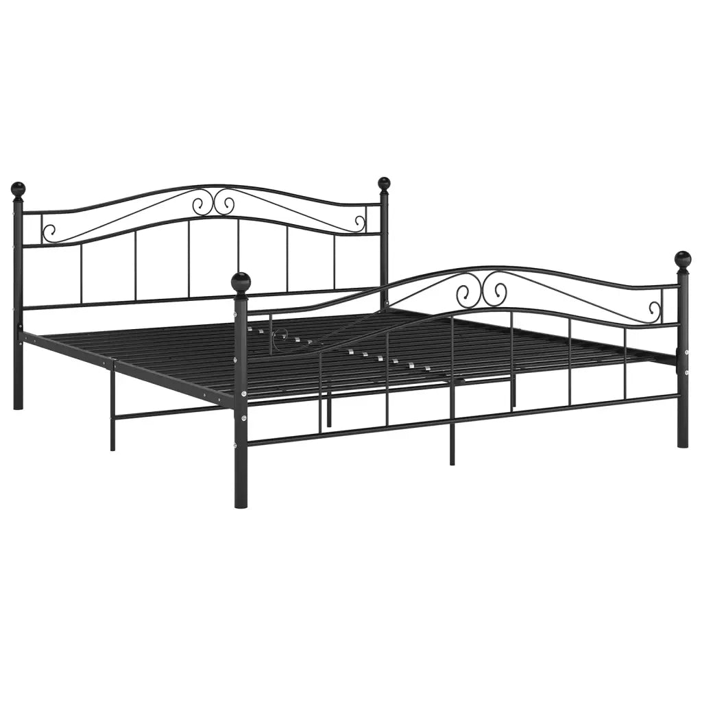 Giroletto Nero in Metallo 180x200 cm 325003