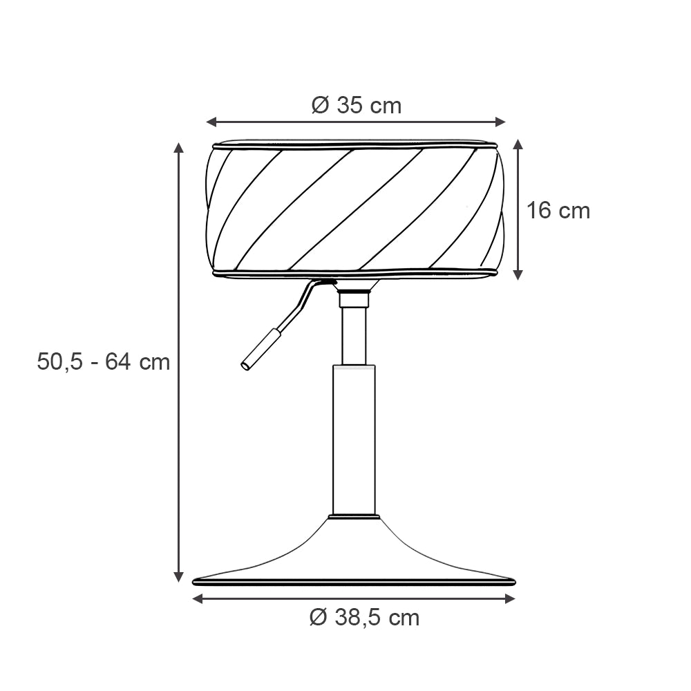 Vicco Sgabello Verde 35 x 50.5 cm