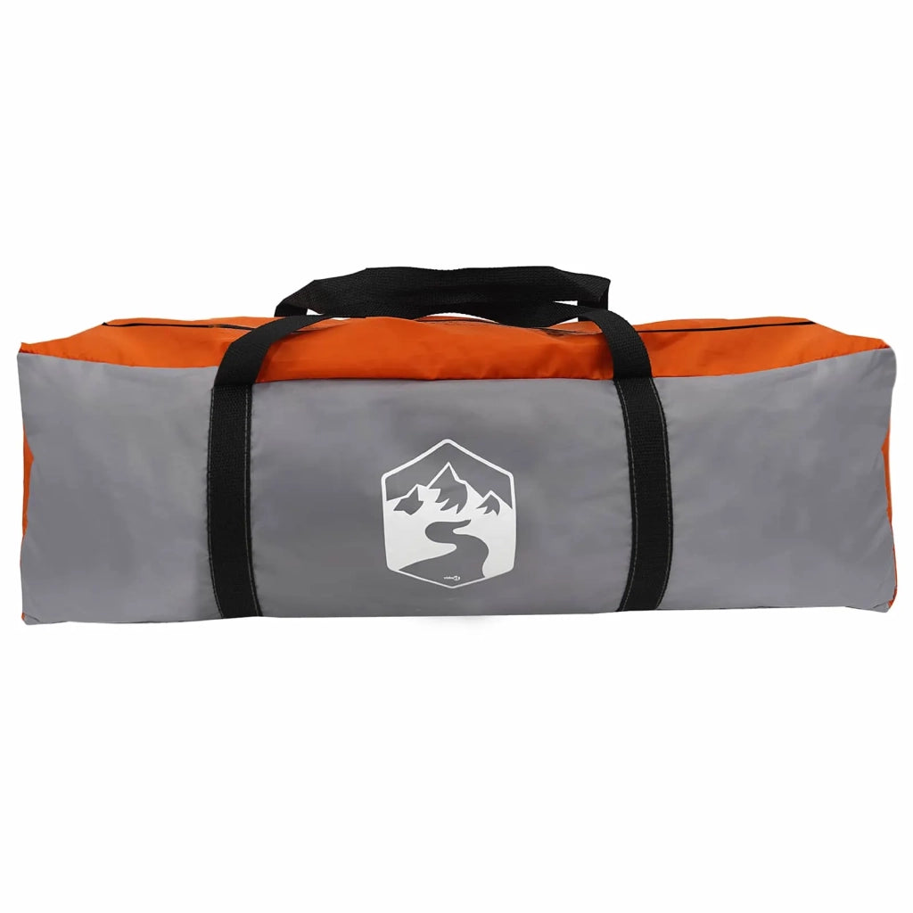 Tenda Istantanea Grigio e arancione 8 persone 42017486