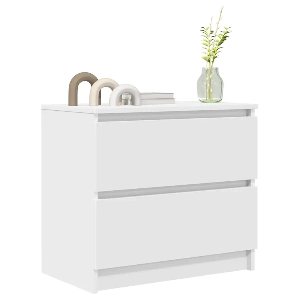 Mobile Porta TV Bianco 60x35x54 cm in Legno Multistrato 861778