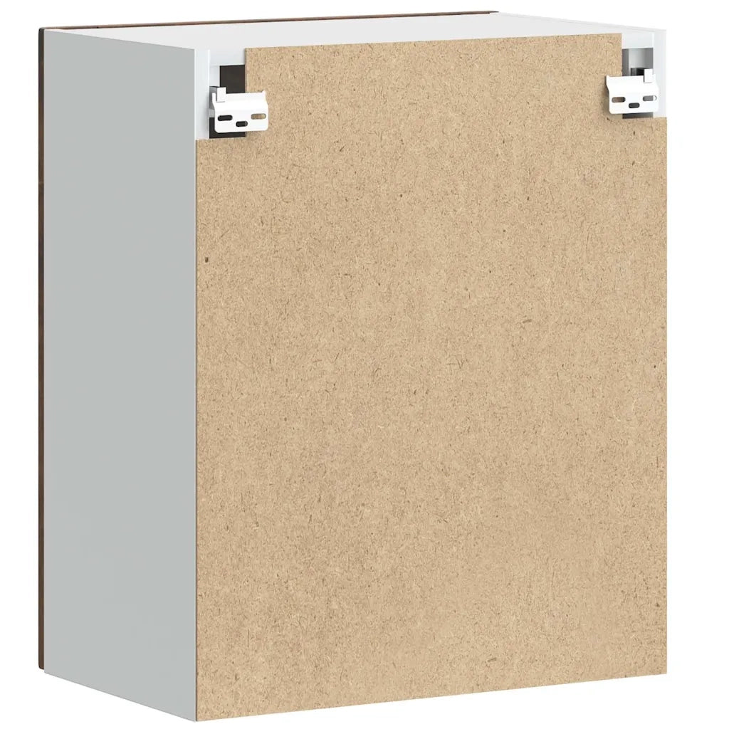 Pensili da Cucina 2 pz-Mobile Cucina da Parete Porto Rovere Fumo in Legno Multistrato